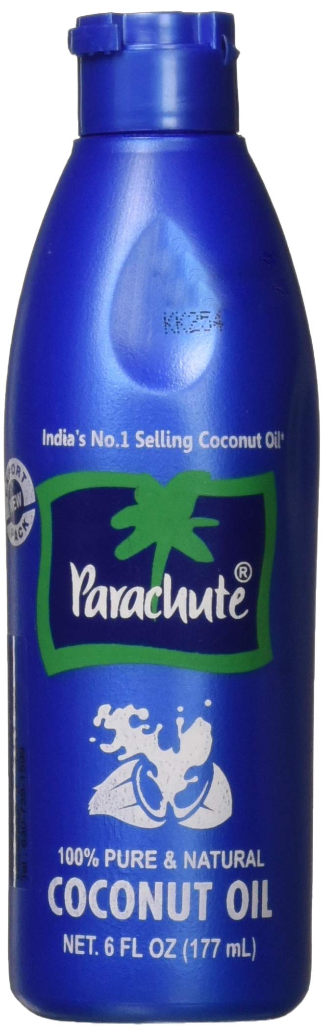 Parachute Coconut Oil 6 fl.oz. (177ml) - 100% Pure, Unrefined, Expeller Pressed Parachute Coconut Oil 6 fl.oz. (177ml) - 100% Pure, Unrefined, Expeller Pressed