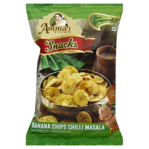 Amma's Kitchen -Banana chips chilli msala 200 gms