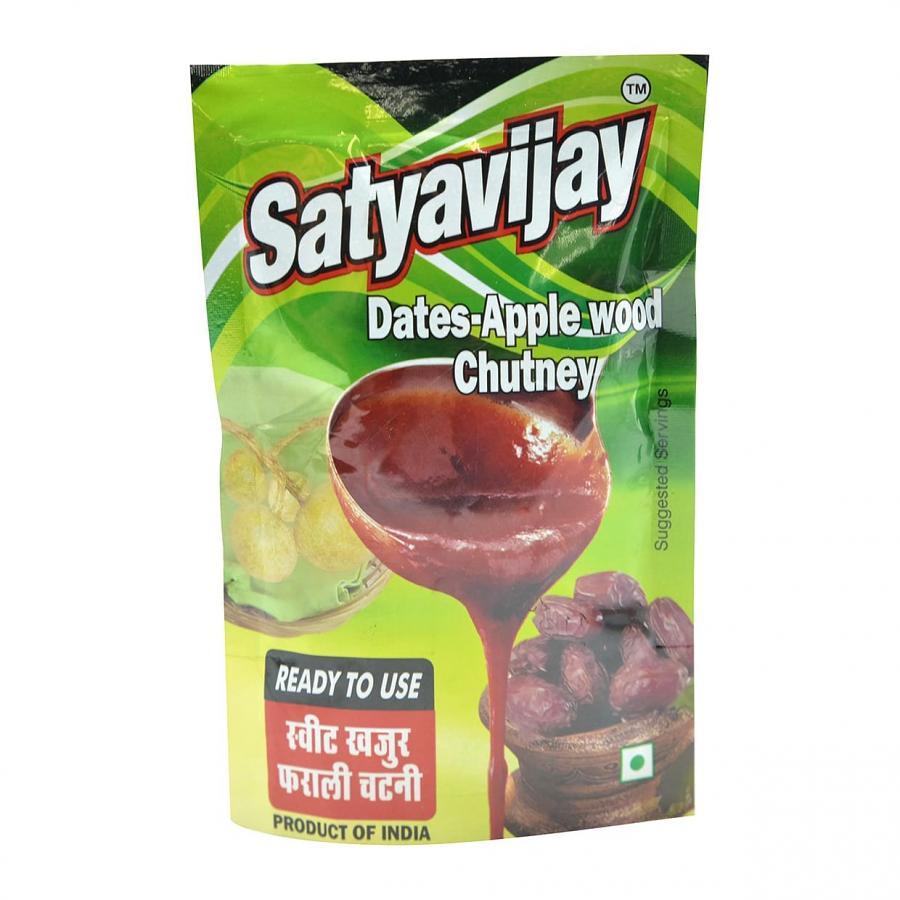 Satyavijay, Dates-Apple Wood Chutney, 100 Grams(gm)