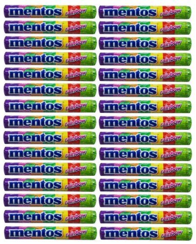 Mentos Rainbow Rolls 28.6gm x 30
