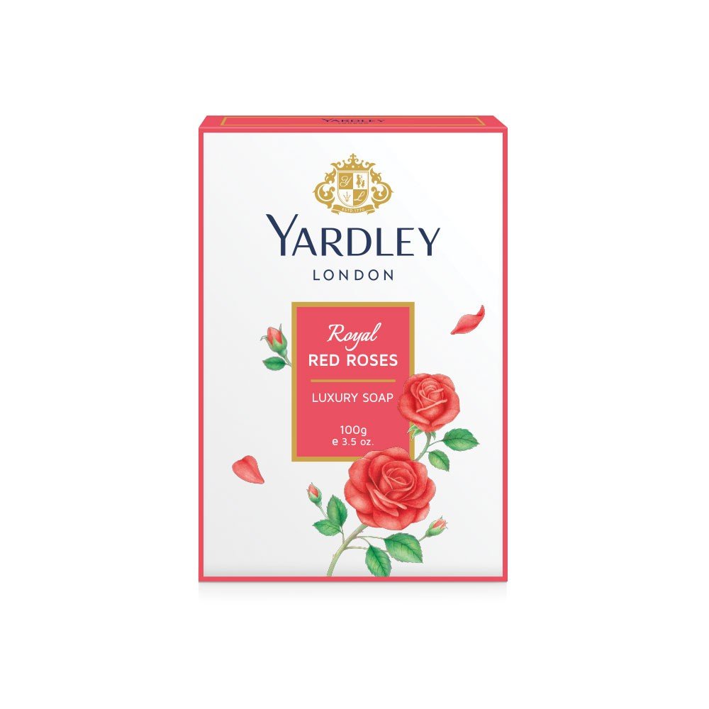 Yardley Luxury Soap Royal Red Roses 100 gm 49743 Buy Online USA