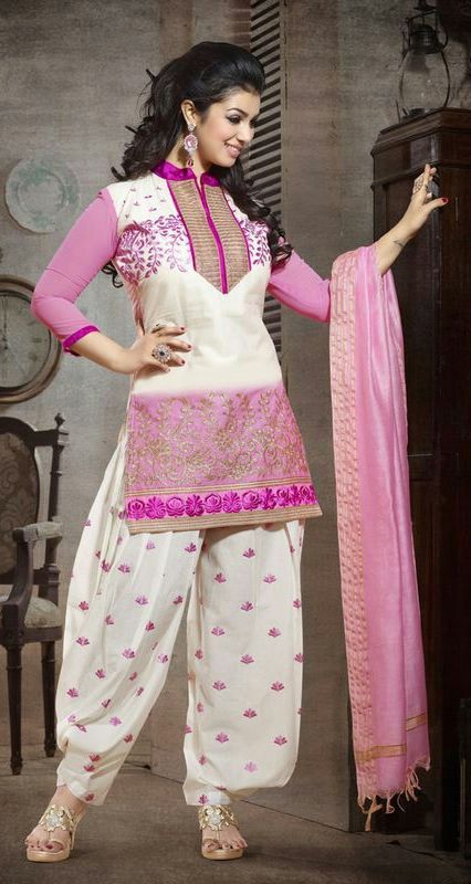 Thread  Button Salwar Suits and Sets  Buy Thread and Button Blush Pink  High Neck Patiala Suit Set Set of 3 Online  Nykaa Fashion