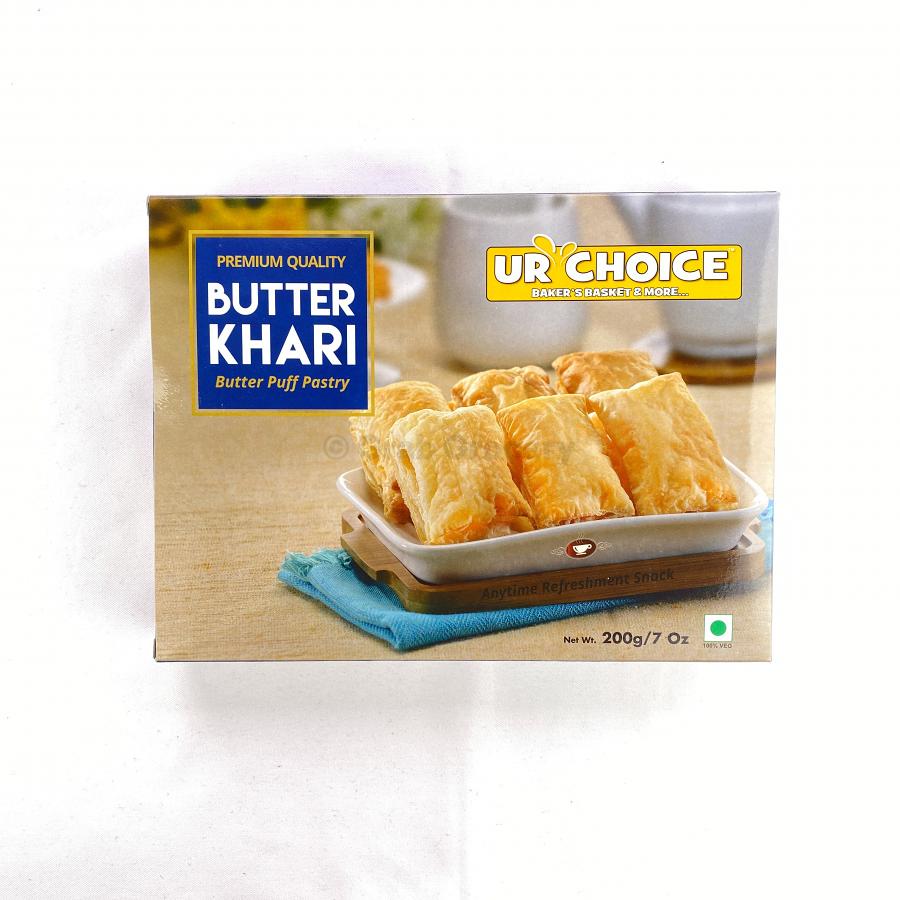 UR Choice Butter Khari puff pastry 200 gms 50492 USA