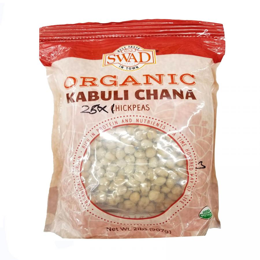 Swad Organic Kabuli Chana Chickpeas 2 lbs