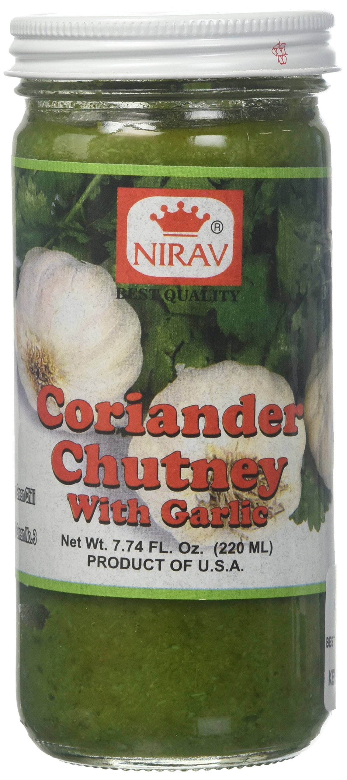 Nirav Coriander Chutney With Garlic 220 ml
