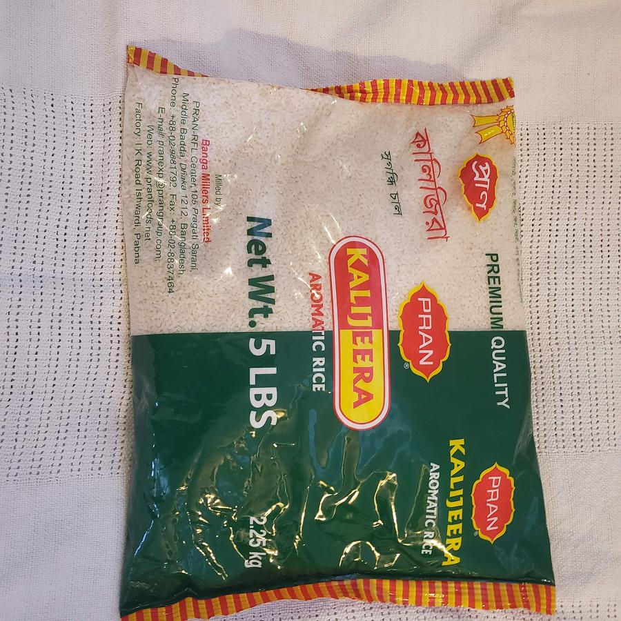 Pran Kalijeera Aromatic Rice 5 Lbs