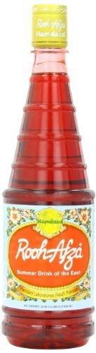 Hamdard Rooh Afza Sharbat Syrup, Rose, 25 fl.oz (Packaging may Vary) Hamdard Rooh Afza Sharbat Syrup, Rose, 25 fl.oz (Packaging may Vary)