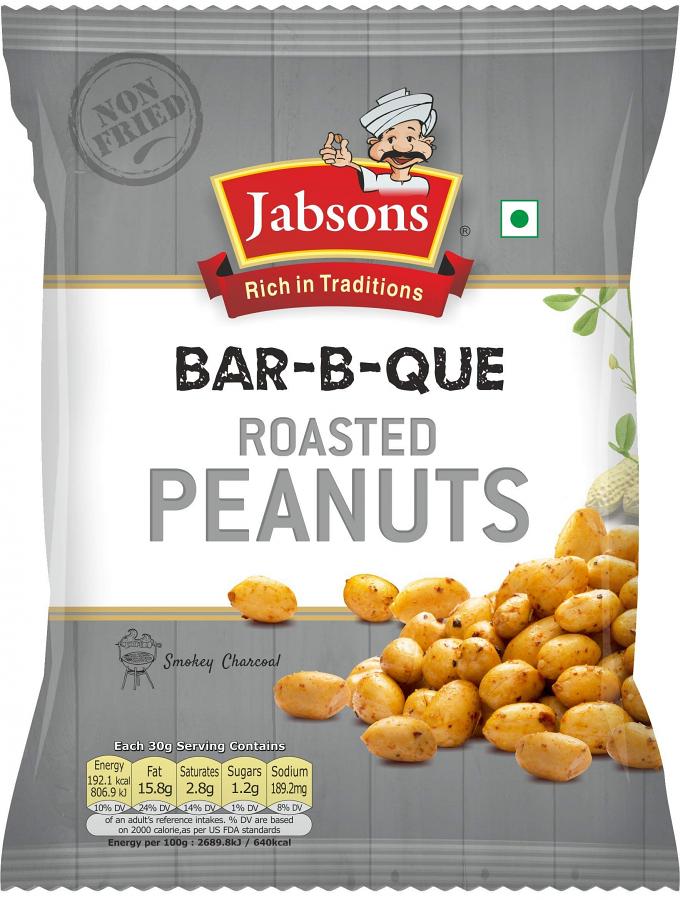 Jabsons roasted peanuts- BBQ 140 gms