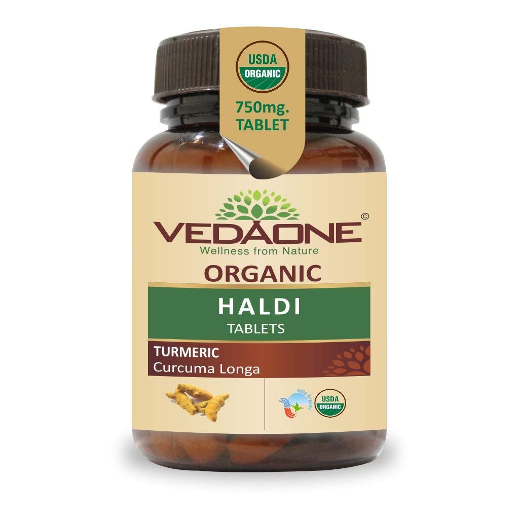Vedaone Organic Turmeric Capsules 60 cap 55529 USA