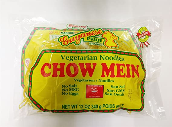 Guyanese Chow Mein Noodles - Vegetarian -Brown Betty 12 oz
