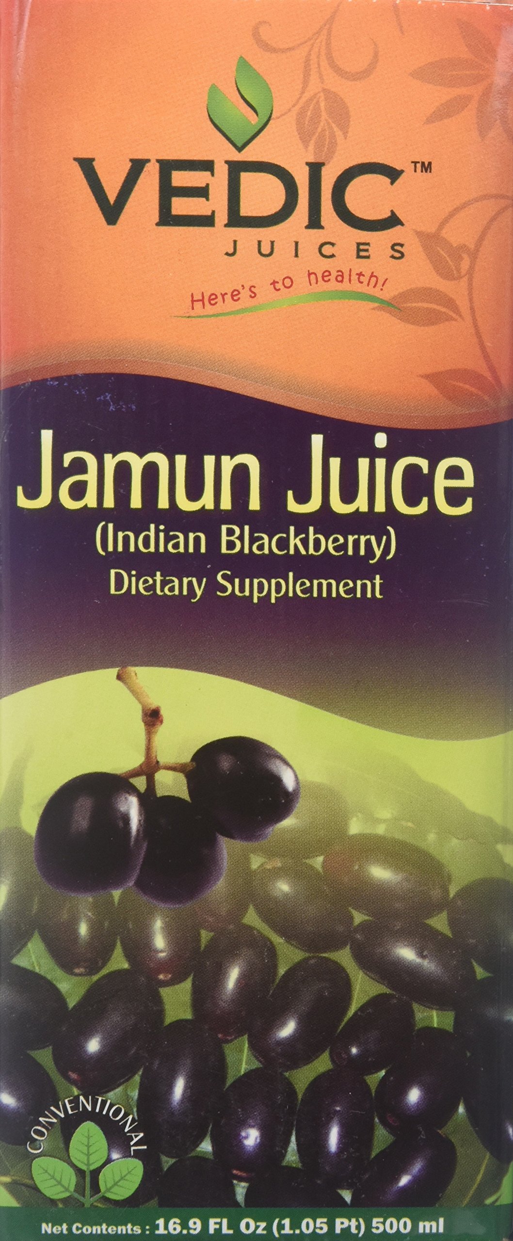 Vedic Juices, Jamun Juice (Indian Blackberry), 500 Milliliter(mL) Vedic Juices, Jamun Juice (Indian Blackberry), 500 Milliliter(mL)