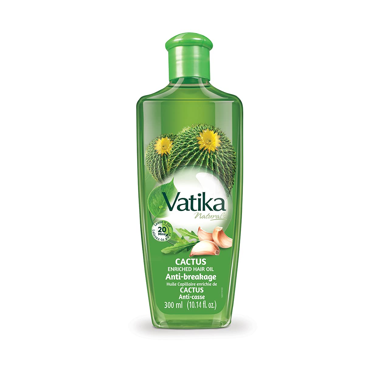 Vatika naturals Cactus Enriched Hair Oil 300 ml #56010 | Buy Online @  DesiClik.com, USA