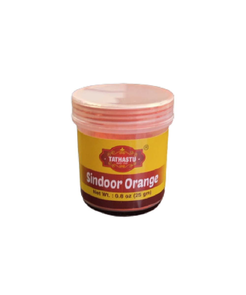 Tathastu Sindoor Orange 25 Gm 55713 Buy Online DesiClik USA