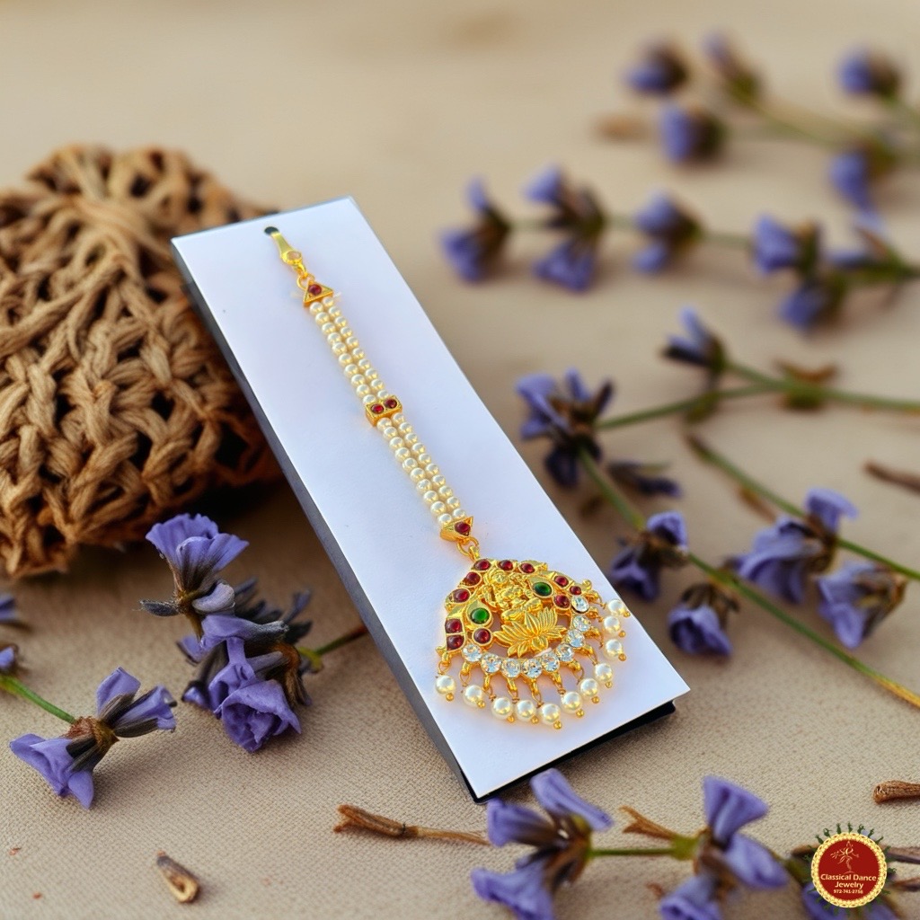KEMP TIKKA | PEARLS LAKSHMI | CLASSICAL DANCE JEWELRY