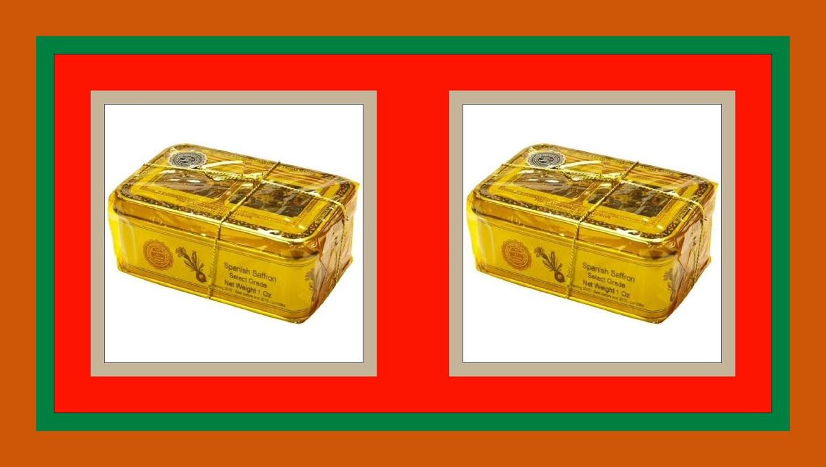 The Gathering of Saffron Pure Spanish Kesar 1 oz (28.37g) ਕੇਸਰ કેસર  2BOXES