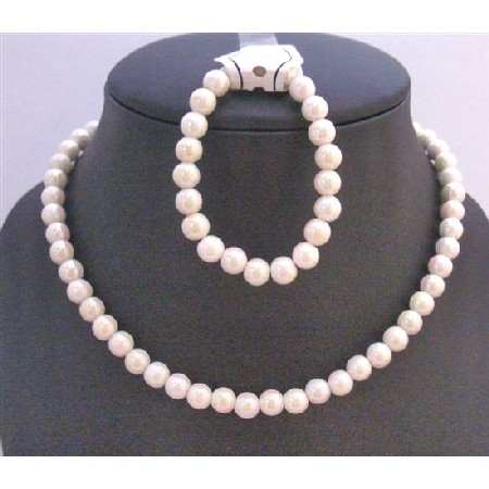 Ivory Round Beads Necklace Perfect Girls Birthday Party Return Gifts Ivory Round Beads Necklace Perfect Girls Birthday Party Return Gifts