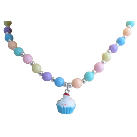 Cupcake Jewelry Candy Cupcake Necklace Christmas Gift