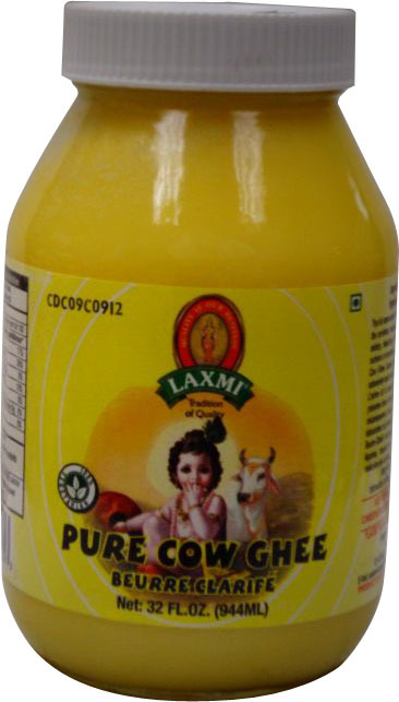 Laxmi Pure Cow Ghee 16 Oz #32404 | DesiClik.com, USA