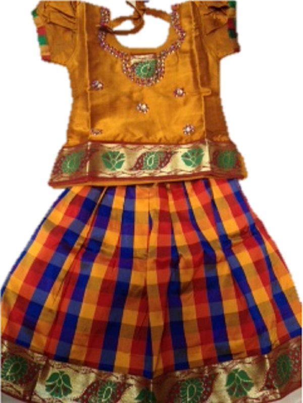 south indian traditional dress for baby girl