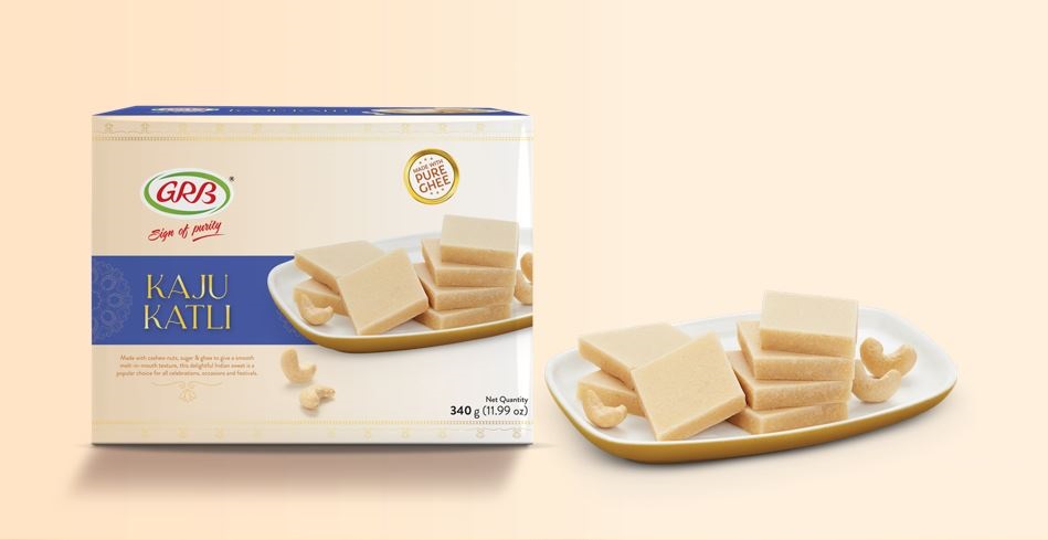 GRB Pure Ghee Kaju Katli - 340g