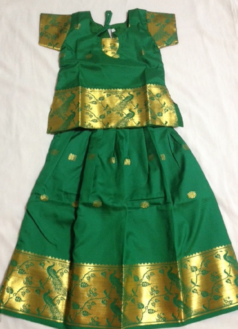 green colour dress for 4 year girl