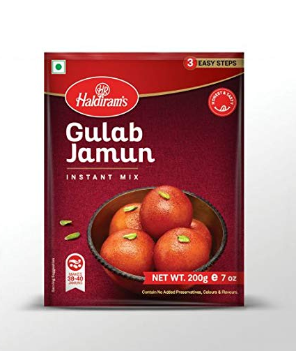 Haldirams Instant Mix Gulab Jamun 180G