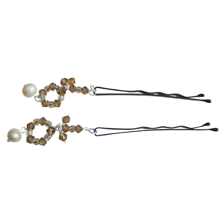 Customize Bridal Hair Pin in Pearls & Swarovski Crystals Lite Colorado Customize Bridal Hair Pin in Pearls & Swarovski Crystals Lite Colorado
