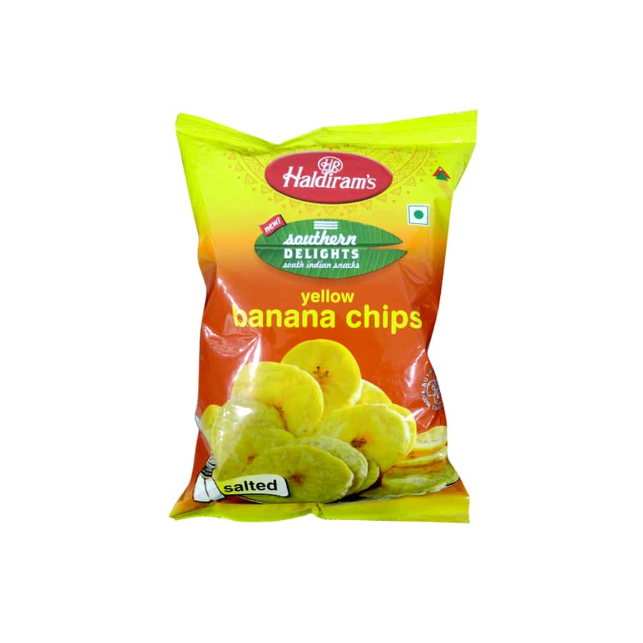 Haldiram's Salted Yellow Banana Chips 180 G #33109 | Buy Haldiram Snack