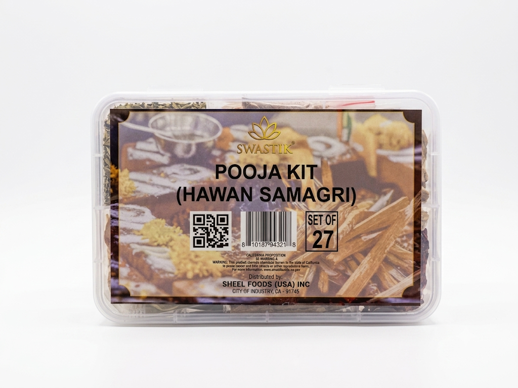 Swastik - Pooja Kit Hawan samagri- Net Wt: 17.4 oz. (495gm)