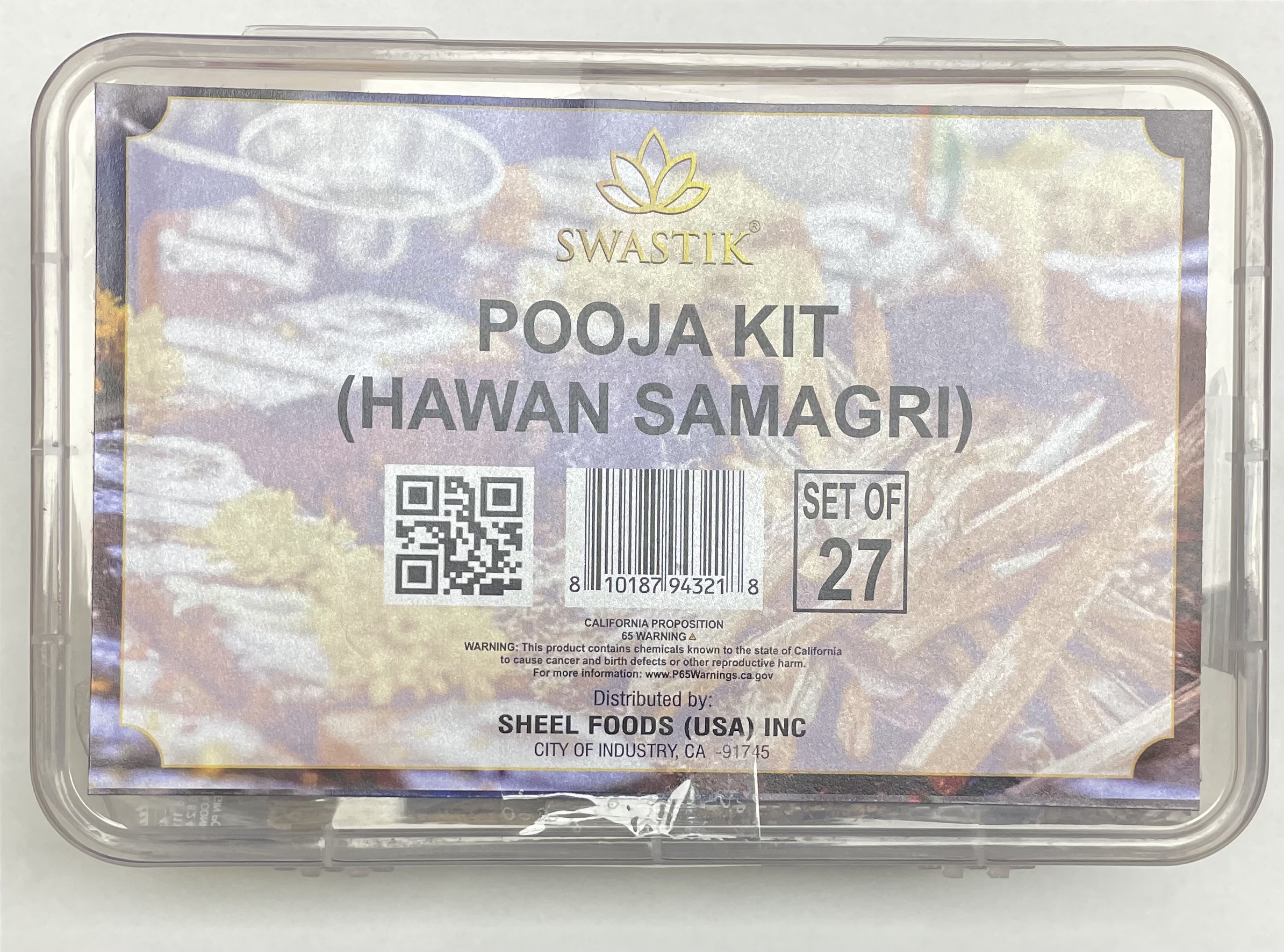 Swastik - Pooja Kit Hawan samagri- Net Wt: 17.4 oz. (495gm)