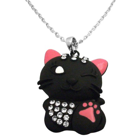 Smart Cunning Cat Pendant Very Naughty Stylish Cat Pendant Necklace Smart Cunning Cat Pendant Very Naughty Stylish Cat Pendant Necklace