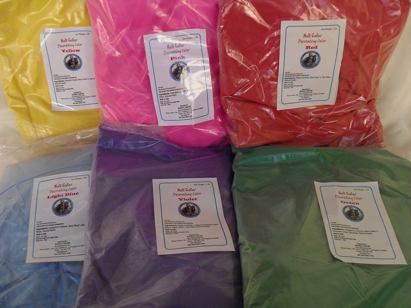 Color Run Powder, Wholesale Natural Gulal Holi Color Packs (12 Lbs)