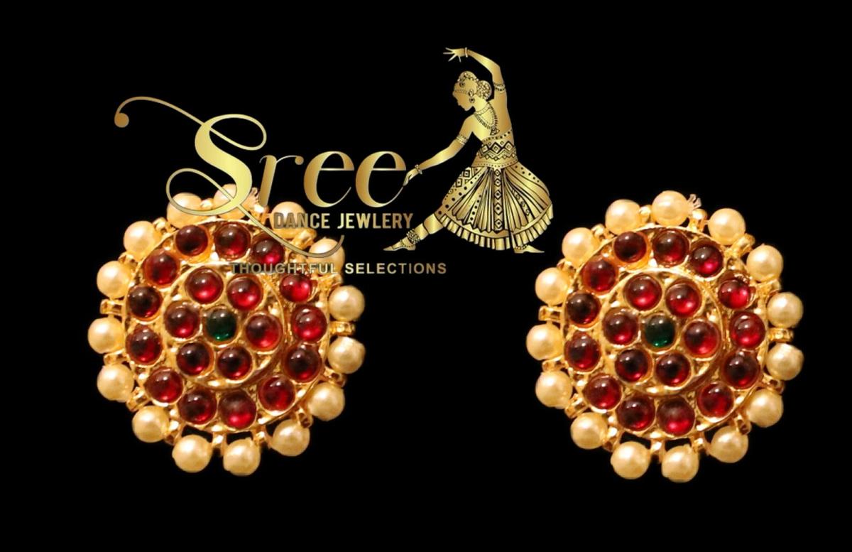Kemp Stone/Pearl Earrings