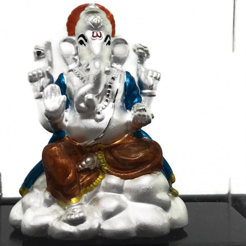 Pure Silver 999 Ganesha Idol (#10)