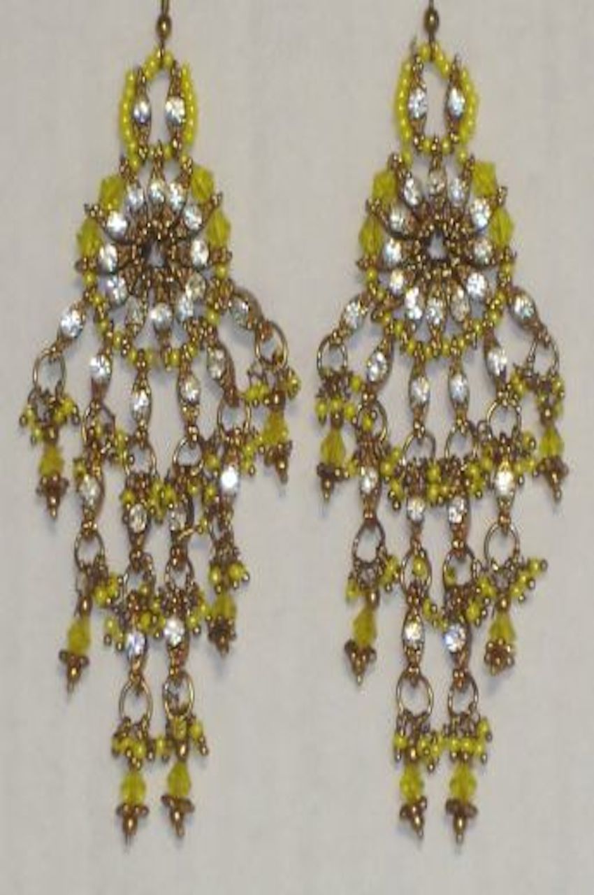 Buy OOMPH Golden Tone White Pearl Fashion Delicate Drop Earrings Online At  Best Price @ Tata CLiQ