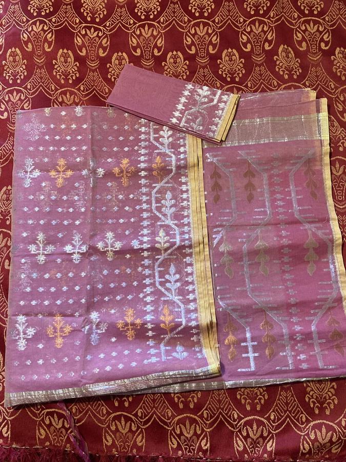 Dhakai Jamdani Saree
