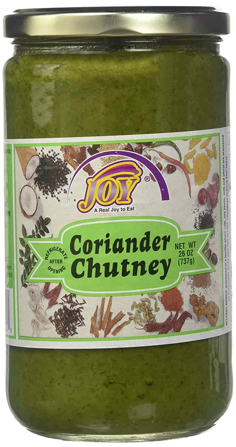 Joy Coriander Chutney 8 oz 37926 Buy Chutney Spread Online