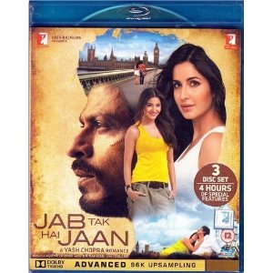 Jab Tak Hai Jaan Blu-ray DVD, Hindi Bollywood dvd w/ Eng Subtitles Jab Tak Hai Jaan Blu-ray DVD, Hindi Bollywood dvd w/ Eng Subtitles