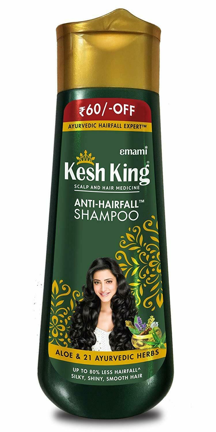 Emami Kesh King Scalp & Hair Medicine Anti - Hairfall Shampoo- 340Ml Emami Kesh King Scalp & Hair Medicine Anti - Hairfall Shampoo- 340Ml