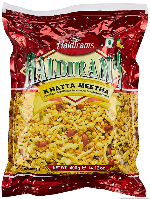 Haldiram's Khatta Meetha (Sweet-n-spicy) Mix of Chickpeas Flour Noodles