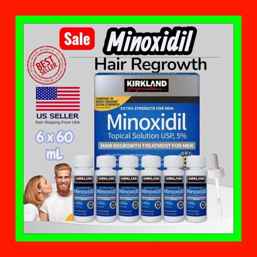Kirkland Minoxidil liquid for men full box Long expiry 2027