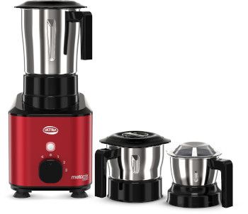 Ultra Metamix 750-Watts Metal Body Mixer Grinder 110V, Candy Red