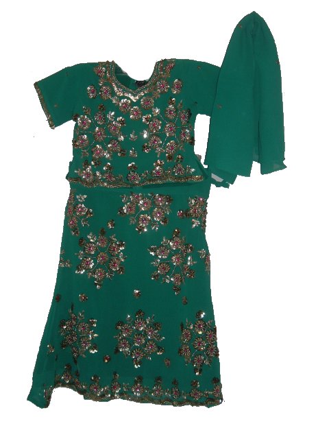 Choli Lehenga For Teen Girls To Toddlers In Green Georgette Choli Lehenga For Teen Girls To Toddlers In Green Georgette