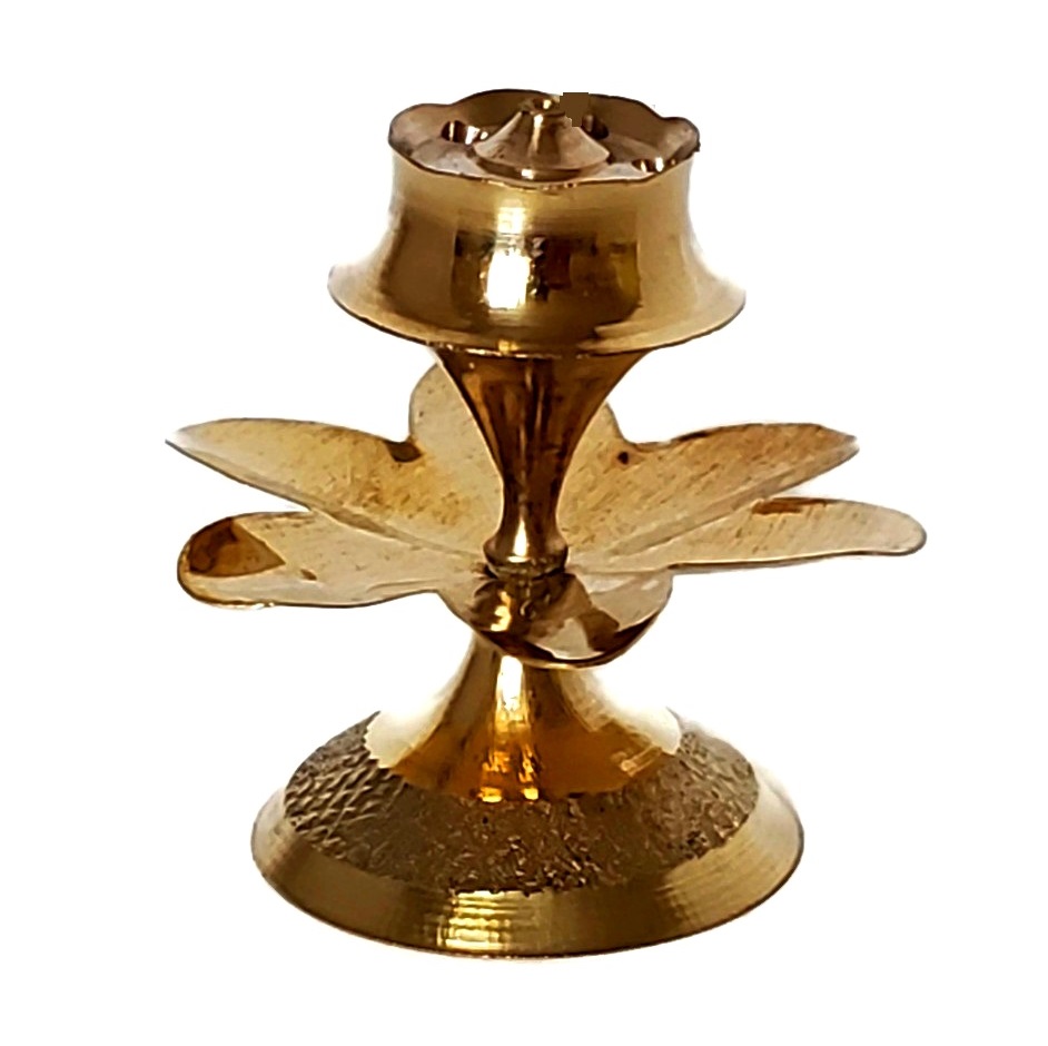 Brass flower Agarbatti Stand /Incense Stick Burner Holder for Pooja / Decor Brass flower Agarbatti Stand /Incense Stick Burner Holder for Pooja / Decor