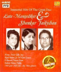 Immortal Hits Of The Great Duo-Lata  & ShankarJaikishan MP3 CD