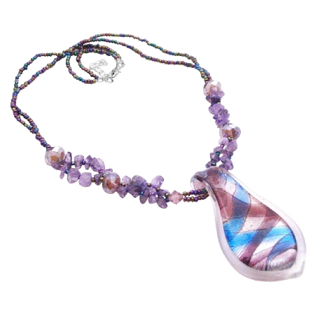 The Finest Murano Glass Pendant Necklace The Most Affordable Jewelry The Finest Murano Glass Pendant Necklace The Most Affordable Jewelry