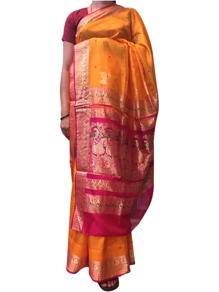 Peshwai Pure Silk Saree (Banarasi Sarees)