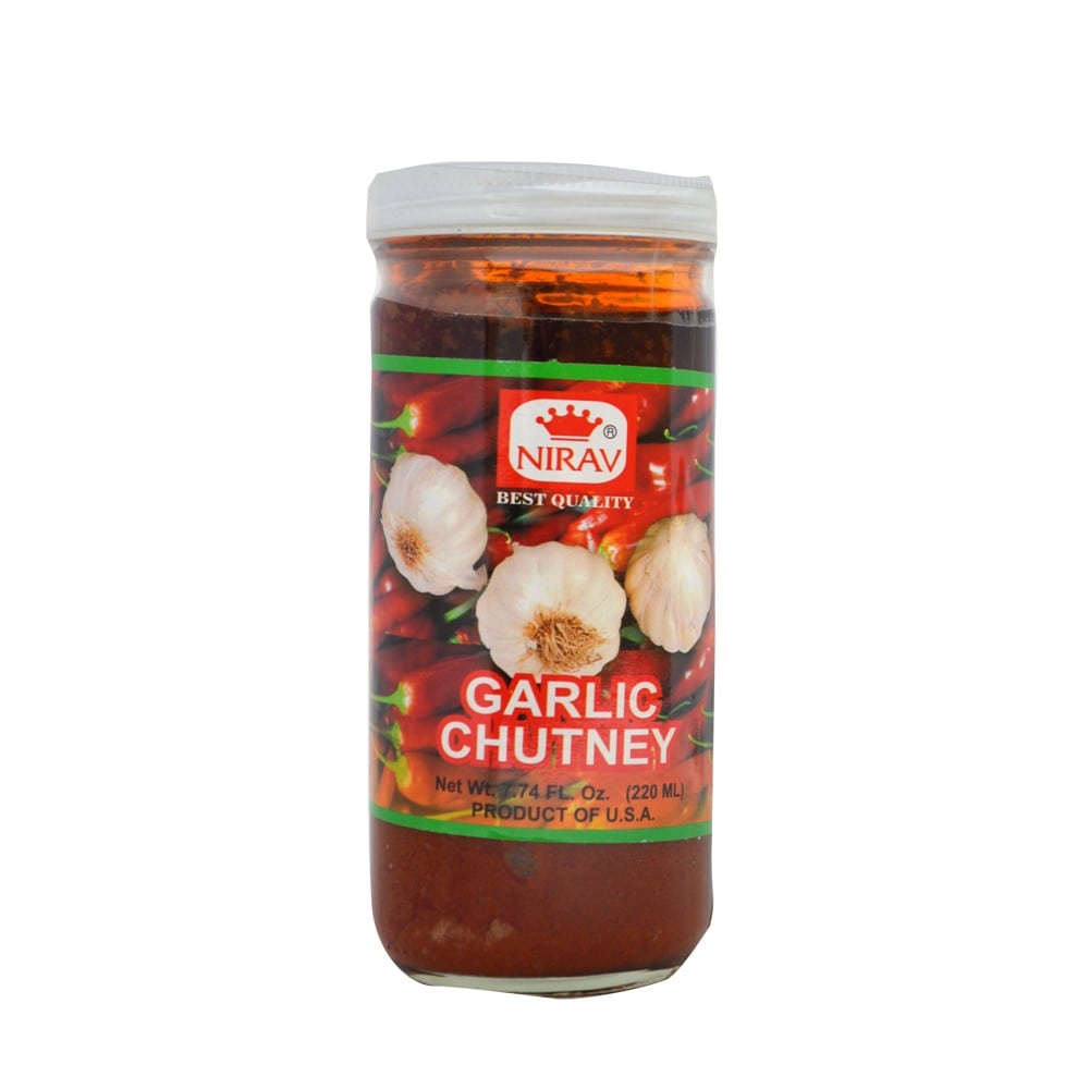 Nirav Garlic Chutney 220 ml 36258 Buy Chutney Spread Online