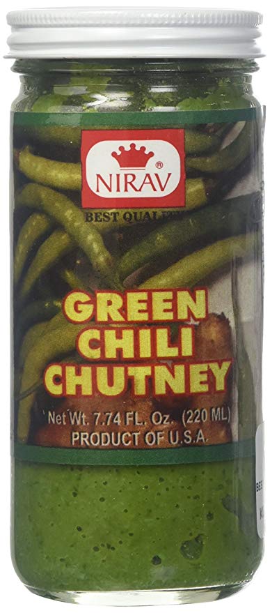 Nirav Green Chilli Chutney 220 ml #36255 | Buy Chutney Spread Online