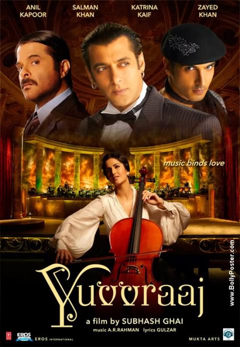 YUVRAAJ - DVD - Romance/Action